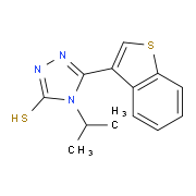 5-(1-Benzothien-3-yl)-4-isopropyl-4H-1,2,4-triazole-3-thiol