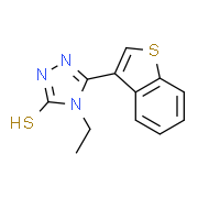 5-(1-Benzothien-3-yl)-4-ethyl-4H-1,2,4-triazole-3-thiol