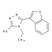 5-(1-Benzothien-3-yl)-4-ethyl-4H-1,2,4-triazole-3-thiol