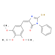 (5E)-2-Mercapto-3-phenyl-5-(3,4,5-trimethoxy-benzylidene)-3,5-dihydro-4H-imidazol-4-one