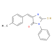 (5E)-2-Mercapto-5-(4-methylbenzylidene)-3-phenyl-3,5-dihydro-4H-imidazol-4-one