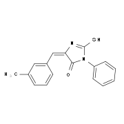 (5E)-2-Mercapto-5-(3-methylbenzylidene)-3-phenyl-3,5-dihydro-4H-imidazol-4-one