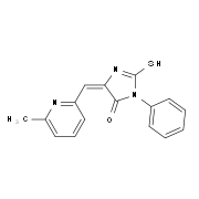 (5E)-2-Mercapto-5-[(6-methylpyridin-2-yl)-methylene]-3-phenyl-3,5-dihydro-4H-imidazol-4-one