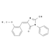(5E)-2-Mercapto-5-(2-methoxybenzylidene)-3-phenyl-3,5-dihydro-4H-imidazol-4-one