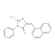 (5E)-2-Mercapto-5-(1-naphthylmethylene)-3-phenyl-3,5-dihydro-4H-imidazol-4-one
