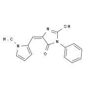 (5E)-2-Mercapto-5-[(1-methyl-1H-pyrrol-2-yl)-methylene]-3-phenyl-3,5-dihydro-4H-imidazol-4-one