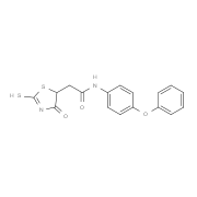 2-(2-Mercapto-4-oxo-4,5-dihydro-1,3-thiazol-5-yl)-N-(4-phenoxyphenyl)acetamide