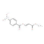 3-Methoxy-3-oxo-1-propenyl 4-nitrobenzenecarboxylate
