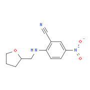 5-Nitro-2-[(tetrahydrofuran-2-ylmethyl)amino]-benzonitrile