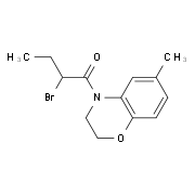 4-(2-Bromobutanoyl)-6-methyl-3,4-dihydro-2H-1,4-benzoxazine