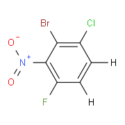 2-溴-1-氯-4-氟-3-硝基苯