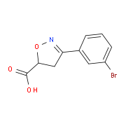 3-(3-Bromophenyl)-4,5-dihydroisoxazole-5-carboxylic acid