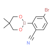 4-Bromo-2-(5,5-dimethyl-1,3,2-dioxaborinan-2-yl)benzonitrile