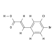 3-(4-Bromo-3-chlorophenyl)prop-2-enoic Acid