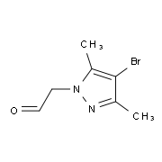 (4-Bromo-3,5-dimethyl-1H-pyrazol-1-yl)acetaldehyde