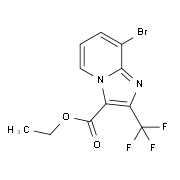 Ethyl 8-bromo-2-(trifluoromethyl)imidazo[1,2-a]pyridine-3-carboxylate