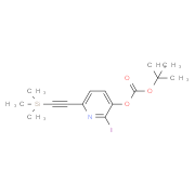 tert-Butyl 2-iodo-6-((trimethylsilyl)ethynyl)-pyridin-3-yl carbonate
