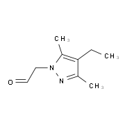 (4-Ethyl-3,5-dimethyl-1H-pyrazol-1-yl)acetaldehyde