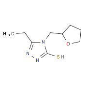 5-Ethyl-4-(tetrahydrofuran-2-ylmethyl)-4H-1,2,4-triazole-3-thiol