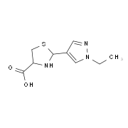 2-(1-Ethyl-1H-pyrazol-4-yl)-1,3-thiazolidine-4-carboxylic acid