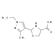2-(1-Ethyl-3-methyl-1H-pyrazol-4-yl)-1,3-thiazolidine-4-carboxylic acid