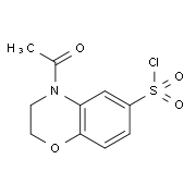 4-Acetyl-3,4-dihydro-2H-1,4-benzoxazine-6-sulfonyl chloride