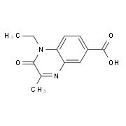 1-Ethyl-3-methyl-2-oxo-1,2-dihydro-quinoxaline-6-carboxylic acid