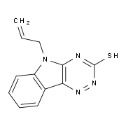 5-Allyl-3-mercaptoindolo[2,3-e]-1,2,4-triazine