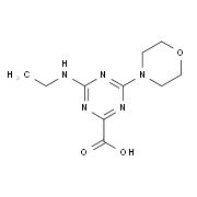 4-Ethylamino-6-morpholin-4-yl-[1,3,5]triazine-2-carboxylic acid