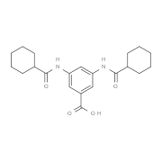3,5-Bis-(cyclohexanecarbonyl-amino)-benzoic acid
