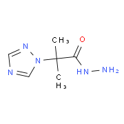 2-Methyl-2-(1H-1,2,4-triazol-1-yl)propanohydrazide