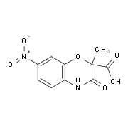 2-Methyl-7-nitro-3-oxo-3,4-dihydro-2H-1,4-benzoxazine-2-carboxylic acid