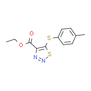 Ethyl 5-[(4-methylphenyl)sulfanyl]-1,2,3-thiadiazole-4-carboxylate