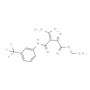 Ethyl 5-methyl-4-{[3-(trifluoromethyl)anilino]carbonyl}-3-isoxazolecarboxylate