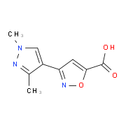 3-(1,3-Dimethyl-1H-pyrazol-4-yl)isoxazole-5-carboxylic acid