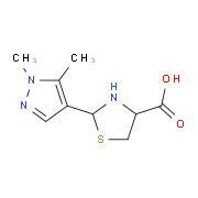 2-(1,5-Dimethyl-1H-pyrazol-4-yl)-1,3-thiazolidine-4-carboxylic acid