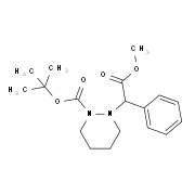 tert-Butyl 2-(2-methoxy-2-oxo-1-phenylethyl)tetrahydro-1(2H)-pyridazinecarboxylate