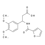 3-(3,4-Dimethoxyphenyl)-3-[(furan-2-carbonyl)-amino]propionic acid