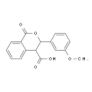 3-(3-Methoxyphenyl)-1-oxo-3,4-dihydro-1H-isochromene-4-carboxylic acid