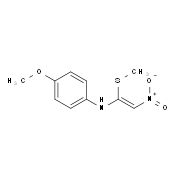 4-Methoxy-N-[1-(methylsulfanyl)-2-nitrovinyl]aniline