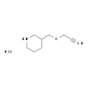 3-[(2-Propynyloxy)methyl]piperidine hydrochloride