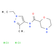 Morpholine-2-carboxylic acid (1-ethyl-3-methyl-1H-pyrazol-4-yl)-amide dihydrochloride