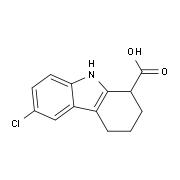 6-Chloro-2,3,4,9-tetrahydro-1H-carbazole-1-carboxylic acid