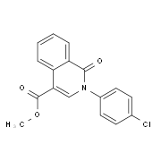 Methyl 2-(4-chlorophenyl)-1-oxo-1,2-dihydro-4-isoquinolinecarboxylate