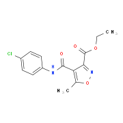 Ethyl 4-[(4-chloroanilino)carbonyl]-5-methyl-3-isoxazolecarboxylate