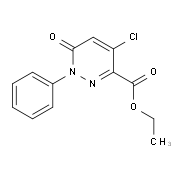 Ethyl 4-chloro-6-oxo-1-phenyl-1,6-dihydro-3-pyridazinecarboxylate