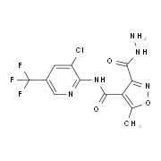 N-[3-Chloro-5-(trifluoromethyl)-2-pyridinyl]-3-(hydrazinocarbonyl)-5-methyl-4-isoxazolecarboxamide