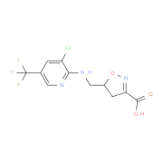 5-({[3-Chloro-5-(trifluoromethyl)-2-pyridinyl]amino}methyl)-4,5-dihydro-3-isoxazolecarboxylic acid