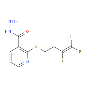 2-[(3,4,4-Trifluoro-3-butenyl)sulfanyl]nicotinohydrazide