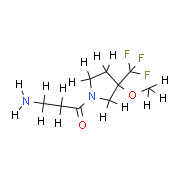 3-amino-1-(3-methoxy-3-(trifluoromethyl)pyrrolidin-1-yl)propan-1-one